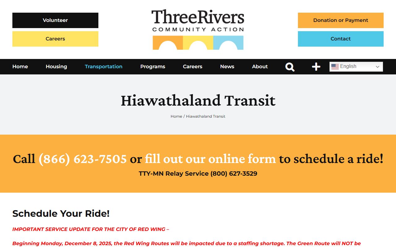 Goodhue County court records transit access by Hiawathaland